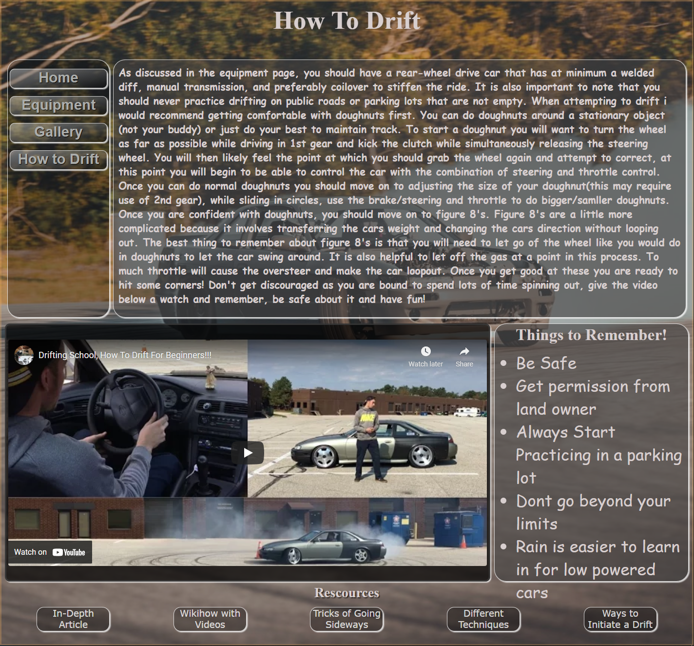 Picture of How-To Page