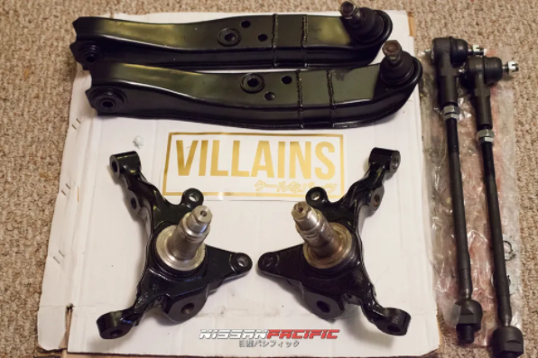 Picture of a complete angle kit for nissan s13