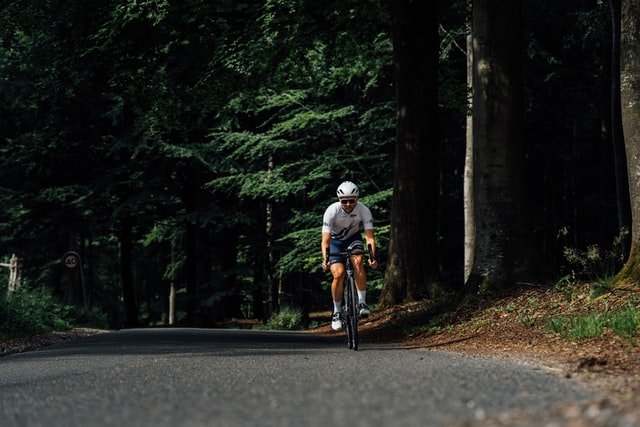 cyclist on road